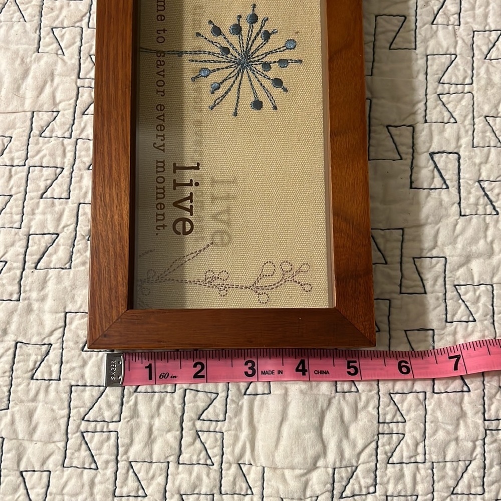 Live, take time to‎ savor every moment - window box - Picture 5 of 6
